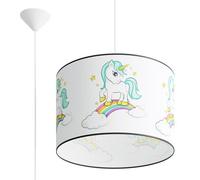 Suspension PVC Multicolore E27 1 Licorne 40