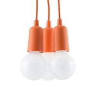 Suspension PVC Orange E27 3 Diego