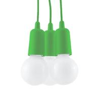 Suspension PVC Vert E27 3 Diego