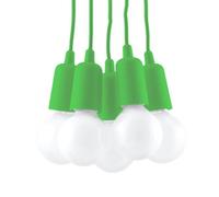 Suspension PVC Vert E27 5 Diego