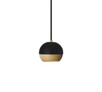 Mater Pendentif de rayon noir. médium-détail en chêne à l'écran
