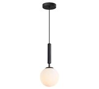 Suspension réglable en Hauteur avec Ampoules LED en Forme de maïs et Globe en Cristal, idéale pour Le Salon, Le Couloir, Les escaliers, luminaire à lumière Chaude