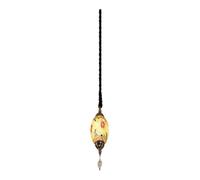 , Suspension rétro en vitrail - - en Verre mosaïque - Luminaires d'intérieur réglables E26 compatibles avec Restaurant Musical, café, décoration chez l'habitant Plafond H
