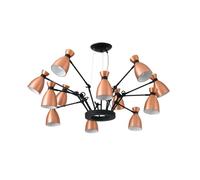 Suspension Rétro - Faro Barcelona - 12 bras - Cuivre - 150 cm - 20w E14
