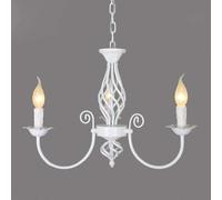 Suspension Rétro Métal Style Industriel Lustre Hauteur Réglable E14 Lampe Suspendue Éclairage Salle à Manger Lampe Suspendue Salon Chambre Villa Dôme Décoratif, 3 Heads