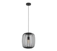 Suspension RINROE E27 1X40W en acier noir D325mm