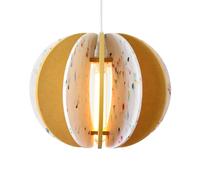 Suspension rond RIF Alpha Zulu Jaune 29 cm