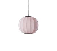 Suspension Rond Tricoté à La Made By Hand Ø45 en Pierre de Sable LED