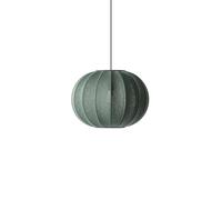 Suspension Rond Tricoté à La Made By Hand Ø45 Tweed Vert