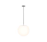 Suspension Ronde Ø 30 Cm E27 IP54 Gris Blanc Boule Lampe Jardin Terrasse