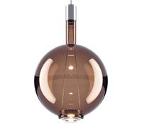Suspension Ronde Lodes Sky-Fall , Grand , Chrome Noir 2700K/Bronze Brillant
