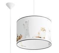 Suspension ronde pour enfants, motif chat Ø40 cm KITTY 1xE27 15W SL.1421 Sollux