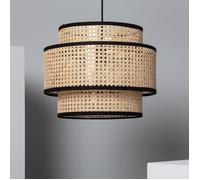 Suspension Rotin Huela Triplo ILUZZIA - TECHBREY - 1830xØ400 mm - Naturel