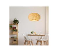 Suspension ROTIN naturel TINOS forme oursin 50cm