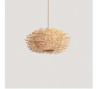 Suspension Rotin Nulko ILUZZIA S Textile naturel