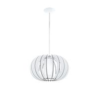 Suspension S2 E27 1X60W en acier blanc D400mm
