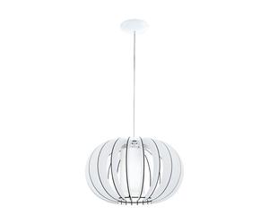 Suspension S2 E27 1X60W en acier blanc D400mm