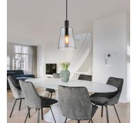 Suspension Lampe Salle À Manger Plafonnier Lampe Suspendue Alu Noir Big Light