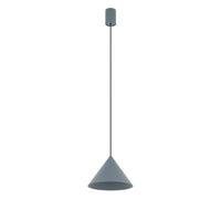 Suspension Salon Métal Abat-Jour Umbra Bleu GU10 Ø20,5 Cm Cône Lampe Suspendue