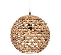 Suspension ""Sand"" fibre naturelle D38cm - Atmosphera createur d'interieur