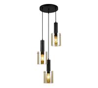Suspension Sardo PND-5581-3A-BK+AMB Italux