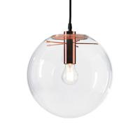 Suspension Selene cuivre Ø20cm light head copper-plated metal