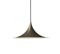 GUBI Lampe à suspension Semi Ø 30 cm Dark cocoa glossy