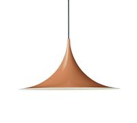 Gubi Suspension Semi — semi‑rigide Ø 47 cm brillant — Citrouille rôtie vierge (Moyen)
