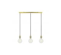 Suspension SKY Laiton 3 ampoules hauteur 160 Cm