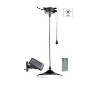 Suspension solaire à LED 40 lm avec tirette et télécommande - Lunartec