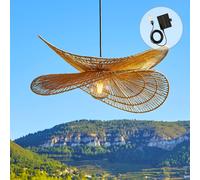 Lumisky Suspension solaire SOLARA SOLAR en jute naturel, câble hybride secteur/solaire 5 m