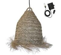 Suspension solaire ANAFI SOLAR en jonc de mer avec câble hybride secteur et solaire 5m de longueur