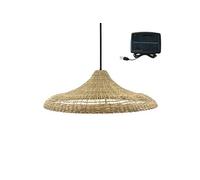 Suspension solaire FREYA LARGE SOLAR en herbe marine avec câble hybride secteur et solaire 5m de longueur