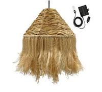 Lumisky Suspension solaire LEONORA SOLAR – jacinthe d'eau, câble hybride secteur/solaire 5 m