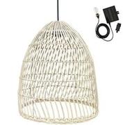 Suspension solaire bohème PAULO SOLAR H45cm Beige G