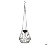 Atmosphera Suspension solaire Flave, métal filaire H24 cm, noir