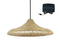 Suspension solaire FREYA LARGE SOLAR en herbe marine avec câble hybride secteur et solaire 5m de longueur