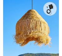 Lumisky Suspension solaire LEONORA SOLAR – jacinthe d'eau, câble hybride secteur/solaire 5 m