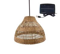 Suspension solaire bohème MERIDA SOLAR Beige Herbe marine H34cm Beige G