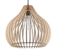 Sollux Lighting Suspension APRILLA E27 LED Bois Design Moderne Loft BOHO Couloir 40x40x100 cm