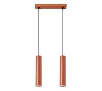 Sollux Lighting Suspension LAGOS GU10 2x LED max 10W 6x30x105cm Ocre rouge