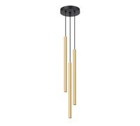 Suspension Acier Éclat Doré G9 3 Pastelo