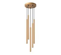 Sollux Lighting Pastelo lampe suspendue 5x8 W noir-doré SL.1174