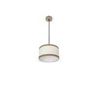 Suspension Soprano 1xe27 Cuir/Beige Regx30x30 Cm