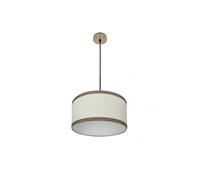 Suspension Soprano 1xe27 Cuir/Beige Regx40x40 Cm