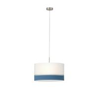 Suspension SPALTINI E27 1X60W en acier nickel mat D450mm