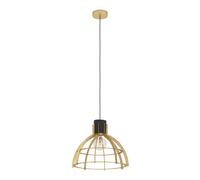 Suspension STILLINGTON E27 1X40W en acier noir et or D415mm