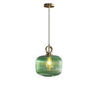 Suspension Style Chinois E27, 1 Lampe, Moderne, Simple, en Verre rayé, luminaire Suspendu pour Porche, Chambre à Coucher, métal, Art déco, luminaires réglables pour la Maison