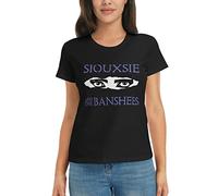Suspension Tee-shirts Siouxsie and The Banshees T-shirt basique à manches courtes pour femme Noir, Noir , S