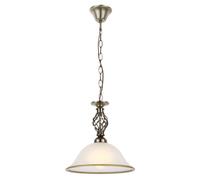 Lampe Salle à Manger Pendentif Lumière Verre Vieux Laiton RGB LED Télécommande